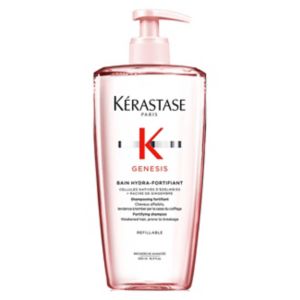 Kérastase Genesis Bain Shampoo Refillable Bottle, to Protect from Hair Fall with Ginger Root & Edelweiss Flower 500ml