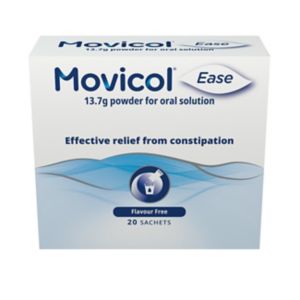 Movicol Ease constipation powder 13.7g 20 sachets, imported from the UK
