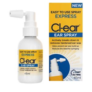 Cl-ear Express Ear Spray 45ml - British product