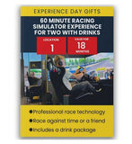 Activity Superstore 60 Minute Racing Simulator Experience for Two with Drinks