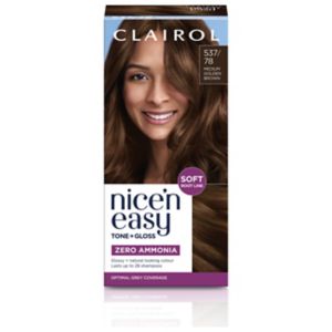 Clairol Nice n Easy hair dye medium golden brown - British product