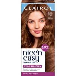 Clairol light brown hair dye semi-permanent - British product