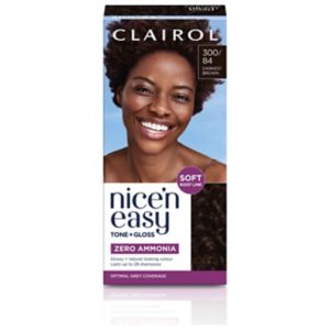 Clairol Nice'n Easy hair dye darkest brown 300/84 (British brand)