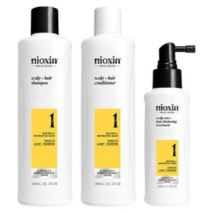 Nioxin System 1 Hair Kit Natural Hair Light Thinning imported from the UK