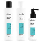 Nioxin System 3 Hair Care Kit with Shampoo, imported from the UK