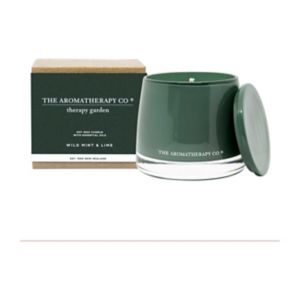 Aromatherapy Co. Scented Candle Wild Lime Mint 260g, imported from the UK