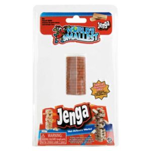 Worlds Smallest Toys Jenga and Monopoly Miniature Game Set (British brand)