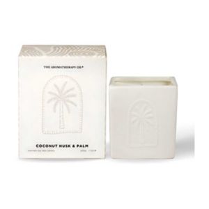 The Aromatherapy Co. Sunset candle coconut husk palm (British brand)