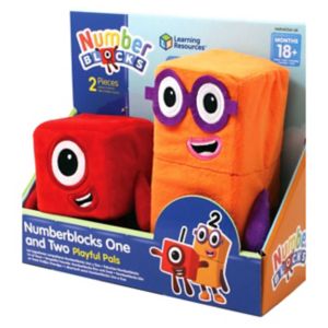Learning Resources Numberblocks One And Two Plush Set, imported from the UK