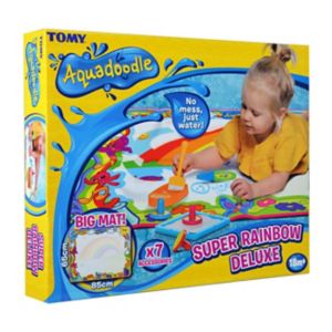 Aquadoodle Super Rainbow Deluxe Water Drawing Mat 65 x 85cm - British product