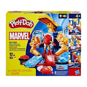 Play-Doh Marvel Iron Man Armor Maker Lab playset with compound (British brand)