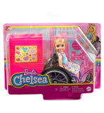 Barbie Chelsea Wheelchair Doll Blonde - British product