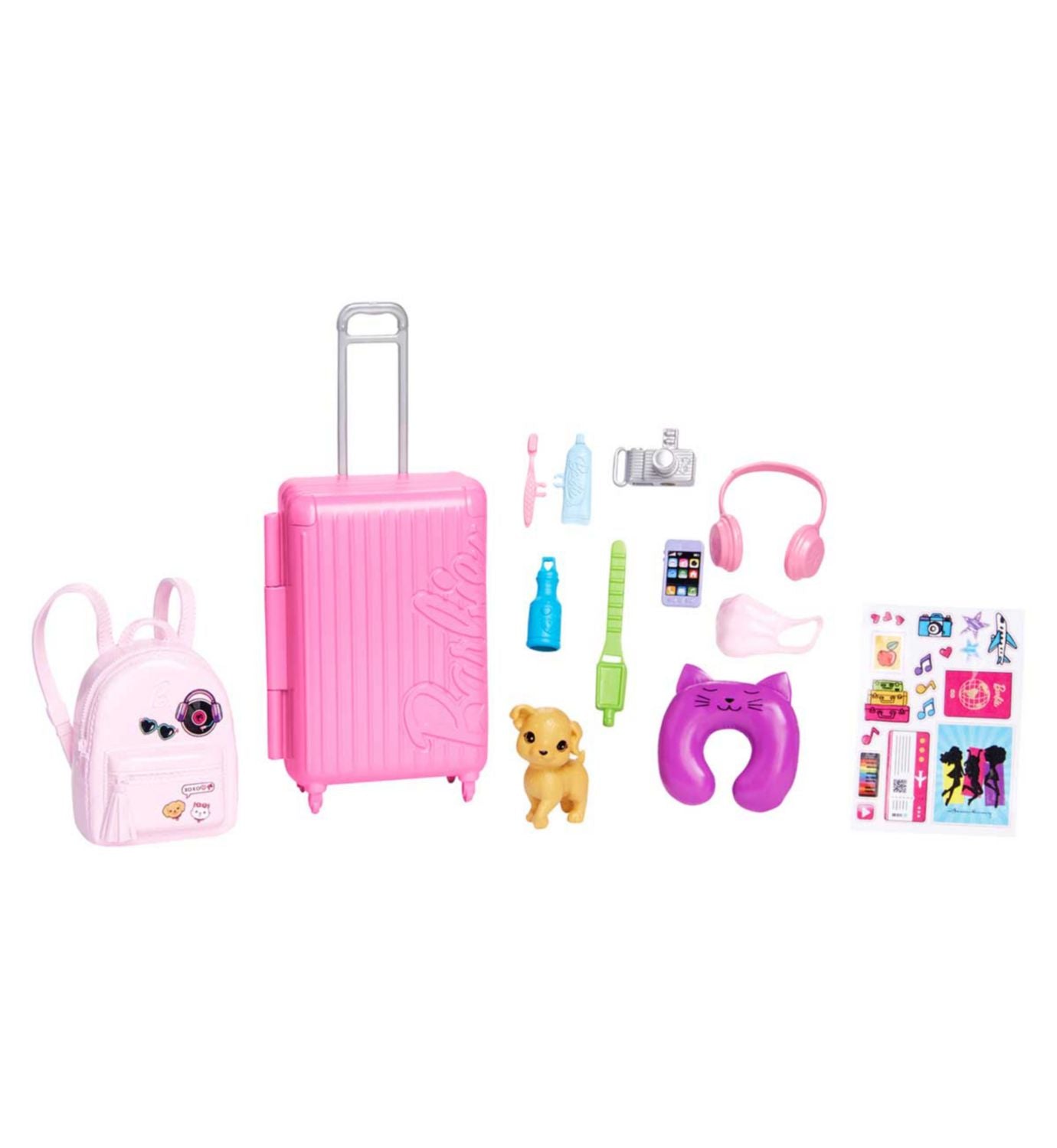 Barbie Travel Doll with Puppy Set - British product
