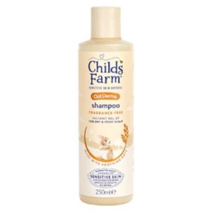 Childs Farm OatDerma Shampoo Fragrance Free Scalp 250ml, imported from the UK