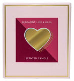 Landon Tyler Alphabet Candle Letter HRT Bergamot Lime  Basil 140g