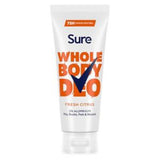 Sure whole body deodorant cream fresh citrus 75ml (British brand)
