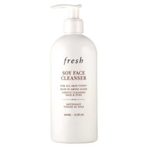 Fresh Soy face cleanser 400ml for gentle hydration - British product