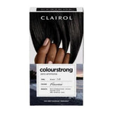 Clairol Colour Strong permanent hair dye black 199ml, imported from the UK