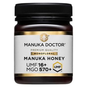 Manuka Doctor UMF 16+ Honey 250g, imported from the UK