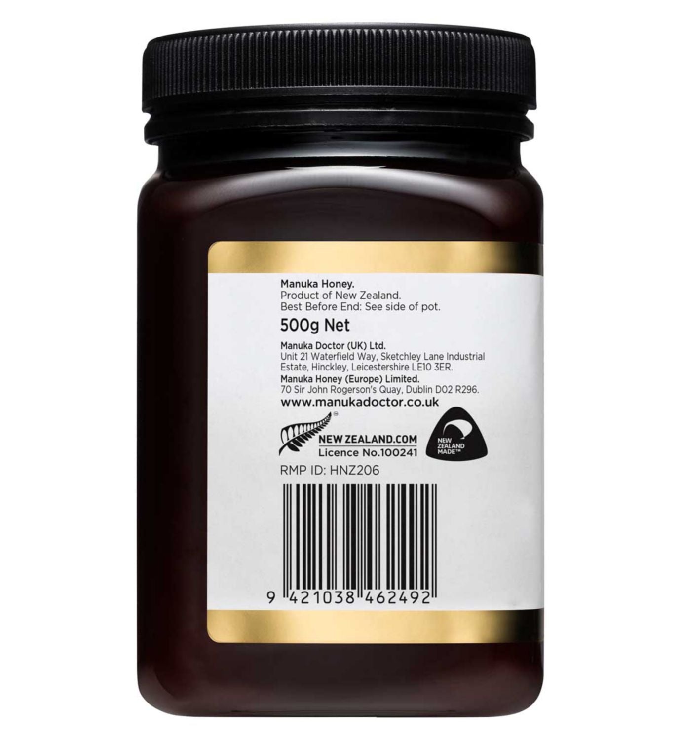 Manuka Doctor Manuka Honey UMF 12+ 500g, imported from the UK