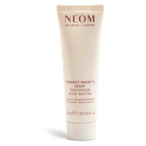 NEOM Night's Sleep Magnesium Body Butter 30ml, imported from the UK