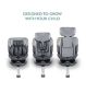 Miniuno Grey Car Seat R129 , imported from the UK