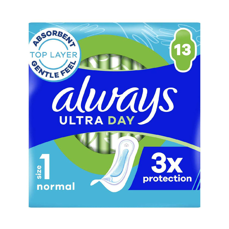 Always Ultra sanitary towel Normal Size 1 13 pads - British product