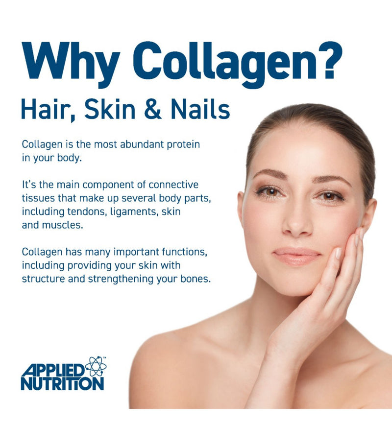 Applied Nutrition marine collagen powder unflavoured 300g - British product