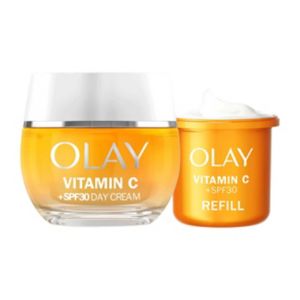 Olay Vitamin C SPF30 Day Cream 50ml + 50ml Refill (British brand)