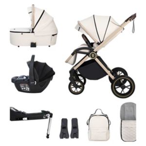 Babymore Kai Travel System with Base Sandstone Travel Stroller