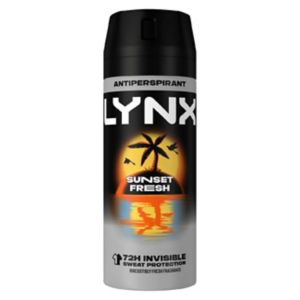 Lynx Anti-Perspirant Deodorant Spray Sunset Fresh 150ml, UK version