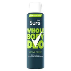 Sure Men's Deodorant Spray Herbal 150ml (British brand)