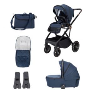 Babymore Chia Pram Pushchair Midnight Blue - British product