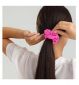 Silver Cloud fuchsia satin scrunchies 3 pack (British brand)
