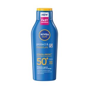 NIVEA Sun Cream Lotion SPF50+ 400ml, imported from the UK