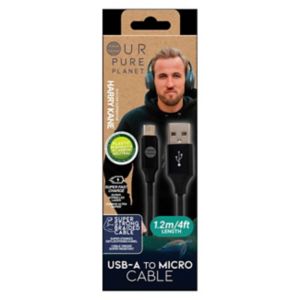 Our Pure Planet USB Micro Cable 1.2m Braided Cord