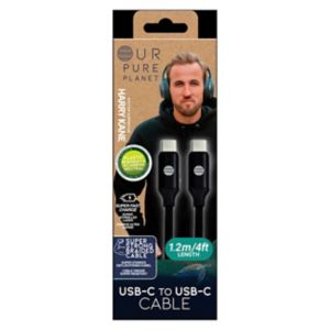 Vår Pure Planet USB-C til USB-C-kabel 1,2m / 4 fot Lading og synkronisering