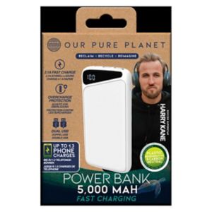 Our Pure Planet Power Bank 5000mAh, imported from the UK