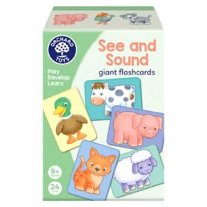 Orchard Toys See and Sound Flashcards Farm Animals imported from the UK