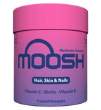 Moosh Mushroom Gummies Hair Skin  Nails Tropical Pineapple 60 Gummies