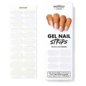 MoYou London Gel Nail Strips Heart To Get 20 Pieces, imported from the UK