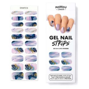 MoYou London Gel Nail Strips Marble Cake 20, imported from the UK