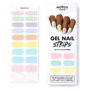 MoYou London Gel Nail Strip Pastel Sweets, imported from the UK