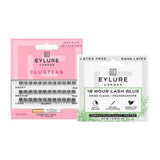 Eylure fluffy lash clusters with brush applicator - British product