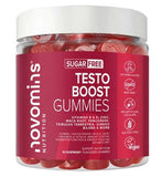 Novomins Testo Boost Gummies Raspberry Flavour 60s