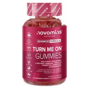 Novomins Turn-Me-On Gummies Raspberry Peach (British brand)