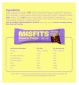 Misfits Plant Based Caramel Fudge Protein Bar 50g, imported from the UK
