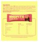 Misfits protein bar cookie butter 50g, imported from the UK