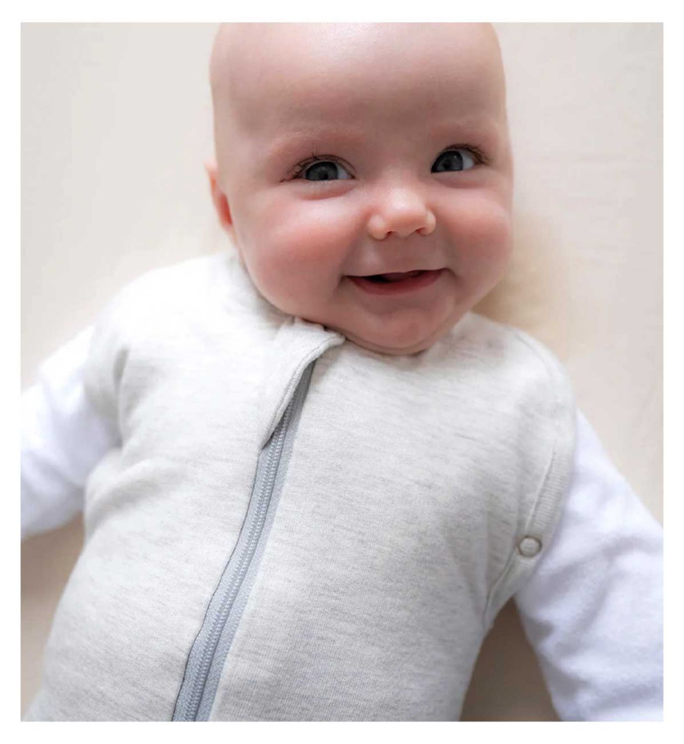 Sweet Dreamers Bamboo Baby Sleeping Bag Grey 3-12 Months (British brand)