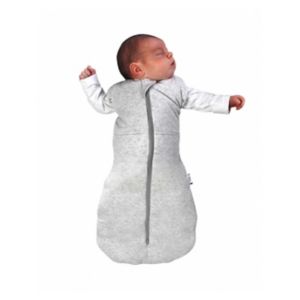 Sweet Dreamers baby sleeping bag white grey stripes 0-3 months (British brand)